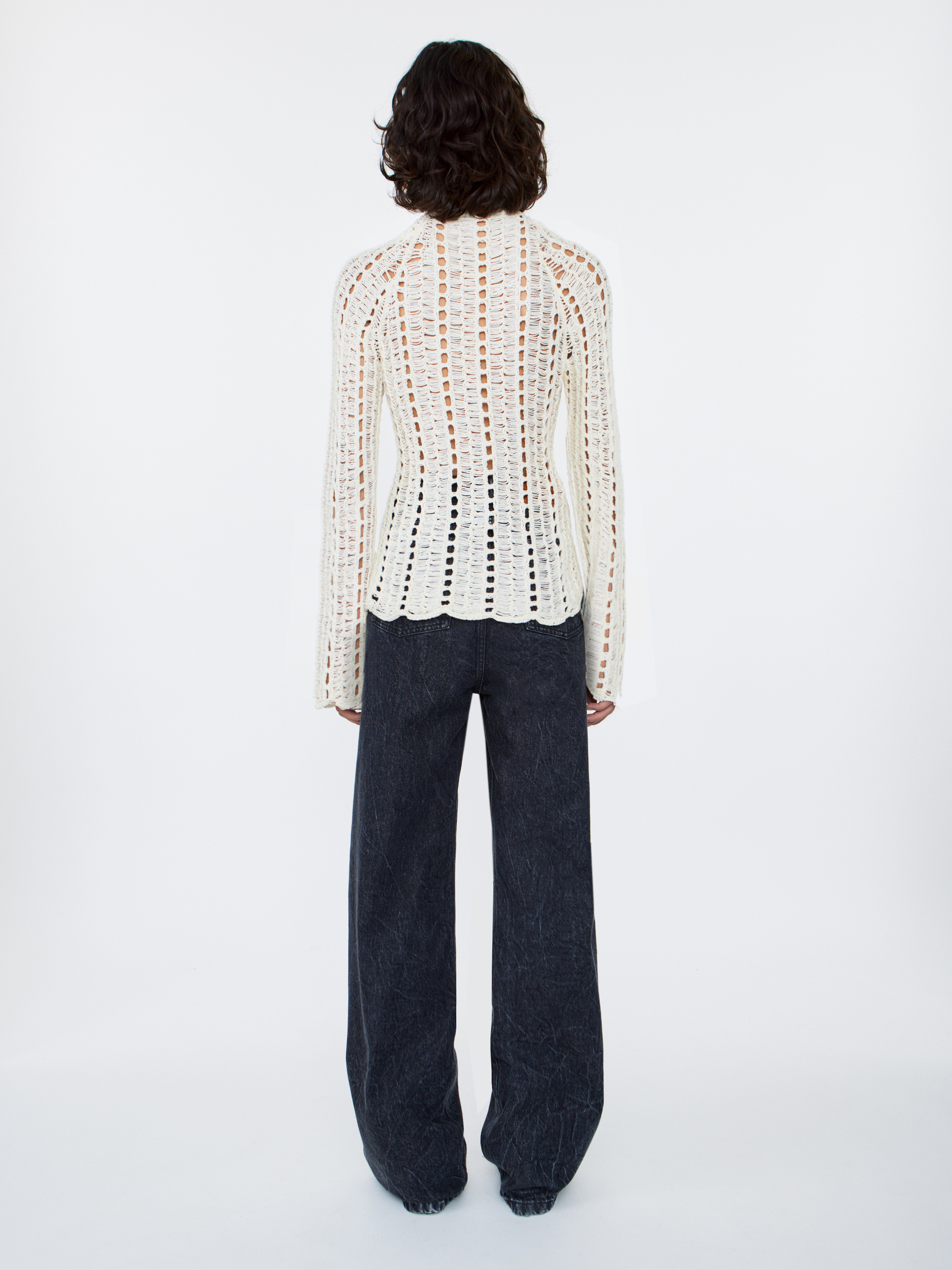 FRASE FRANCESCA SEVERI 売れ筋商品|||フラーゼ フランチェスカ セヴェリ ニット&セーター アウター レディース Sweaters White Vera Sweater - Dry Ivory Cotton - Sefr-online