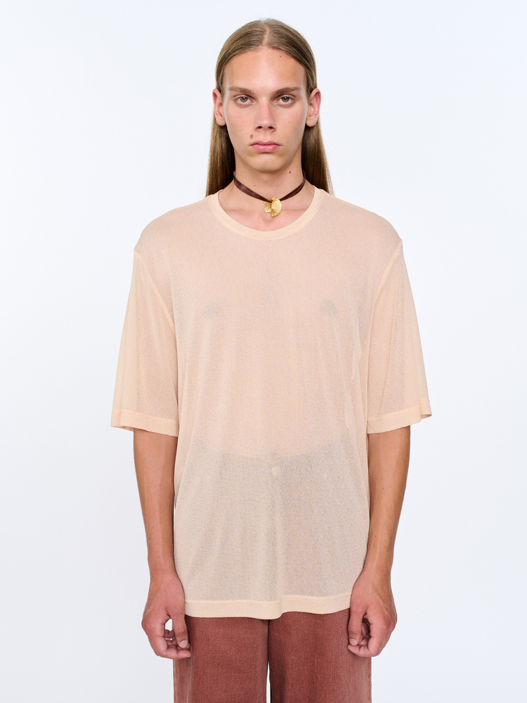 パーカー・フーディ SEFR Men T Shirts MSS25JAGOUCO Beige Tops | Séfr