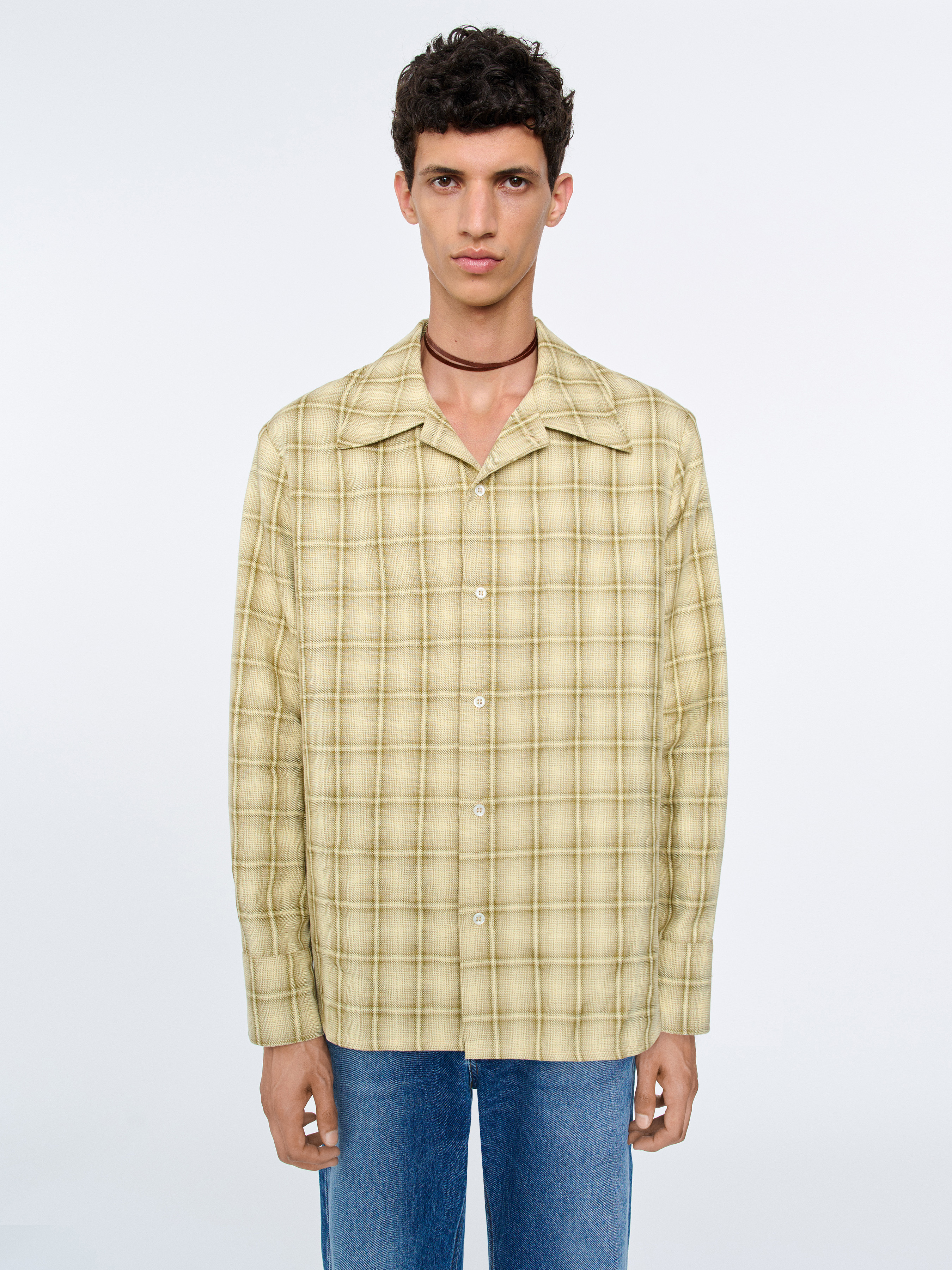 Tシャツ・カットソー Sefr SS25 'Ignacio' shirt (MSS25IGNACIO CLOUDWHITECHECK) Sefr-online