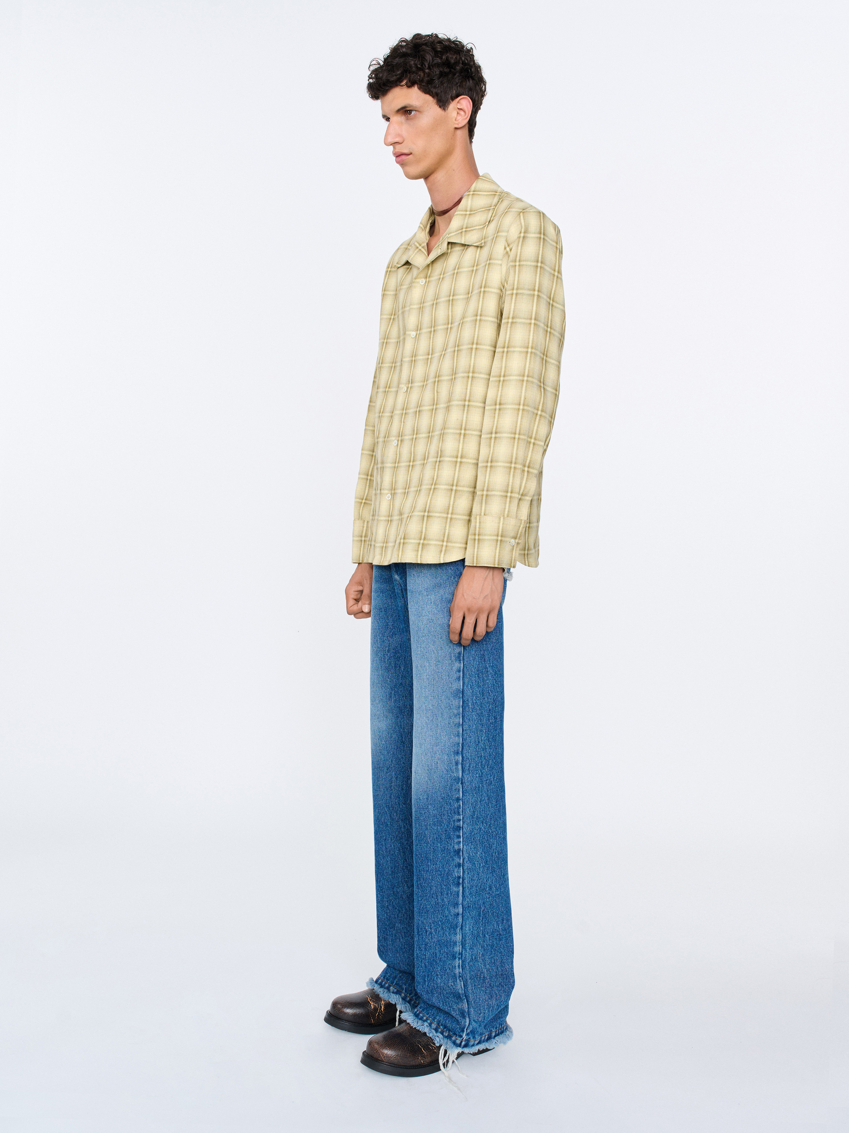 Tシャツ・カットソー Sefr SS25 'Ignacio' shirt (MSS25IGNACIO CLOUDWHITECHECK) Sefr-online