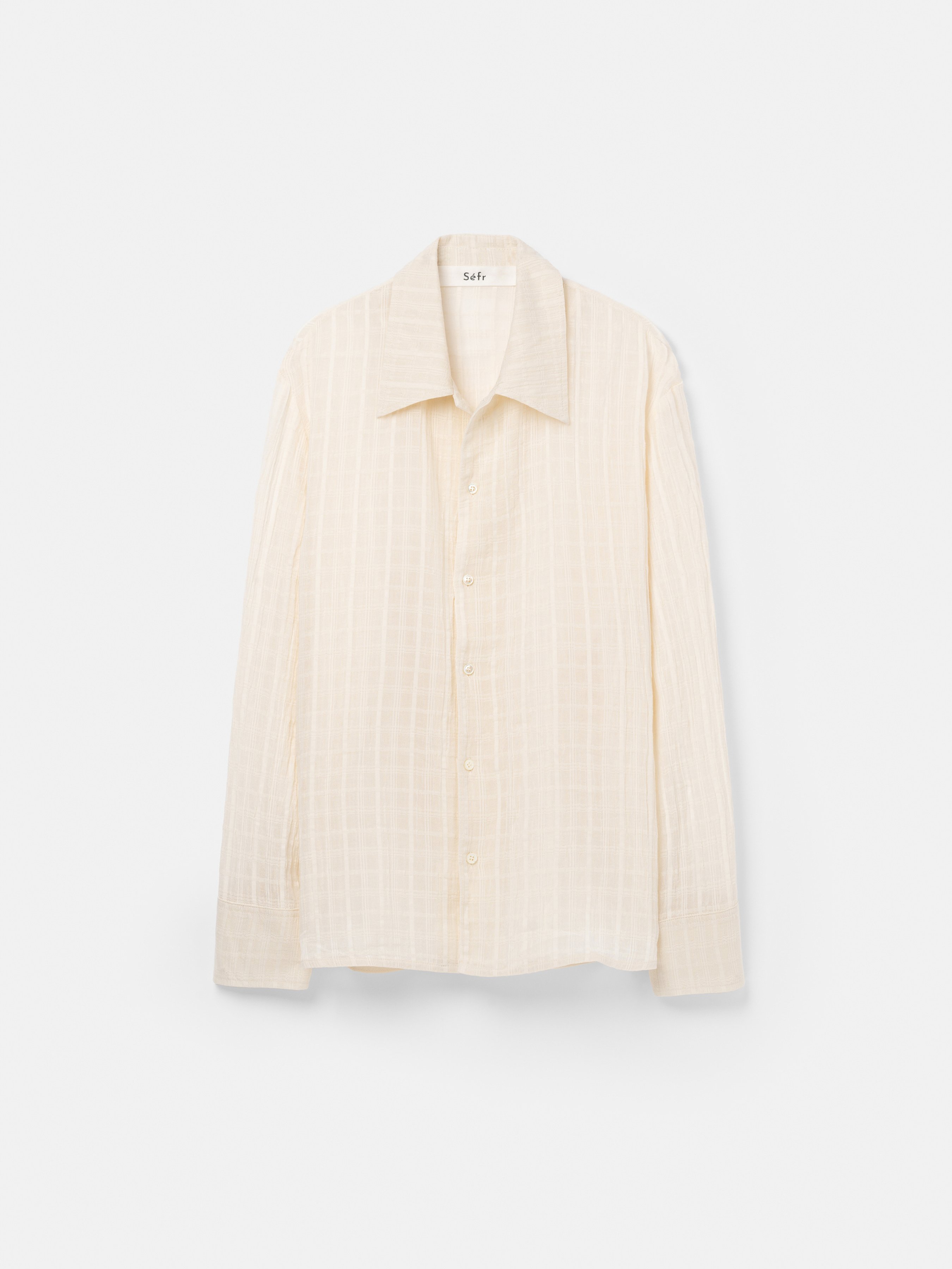 Tシャツ・カットソー Sefr SS25 'Ignacio' shirt (MSS25IGNACIO CLOUDWHITECHECK) Sefr-online