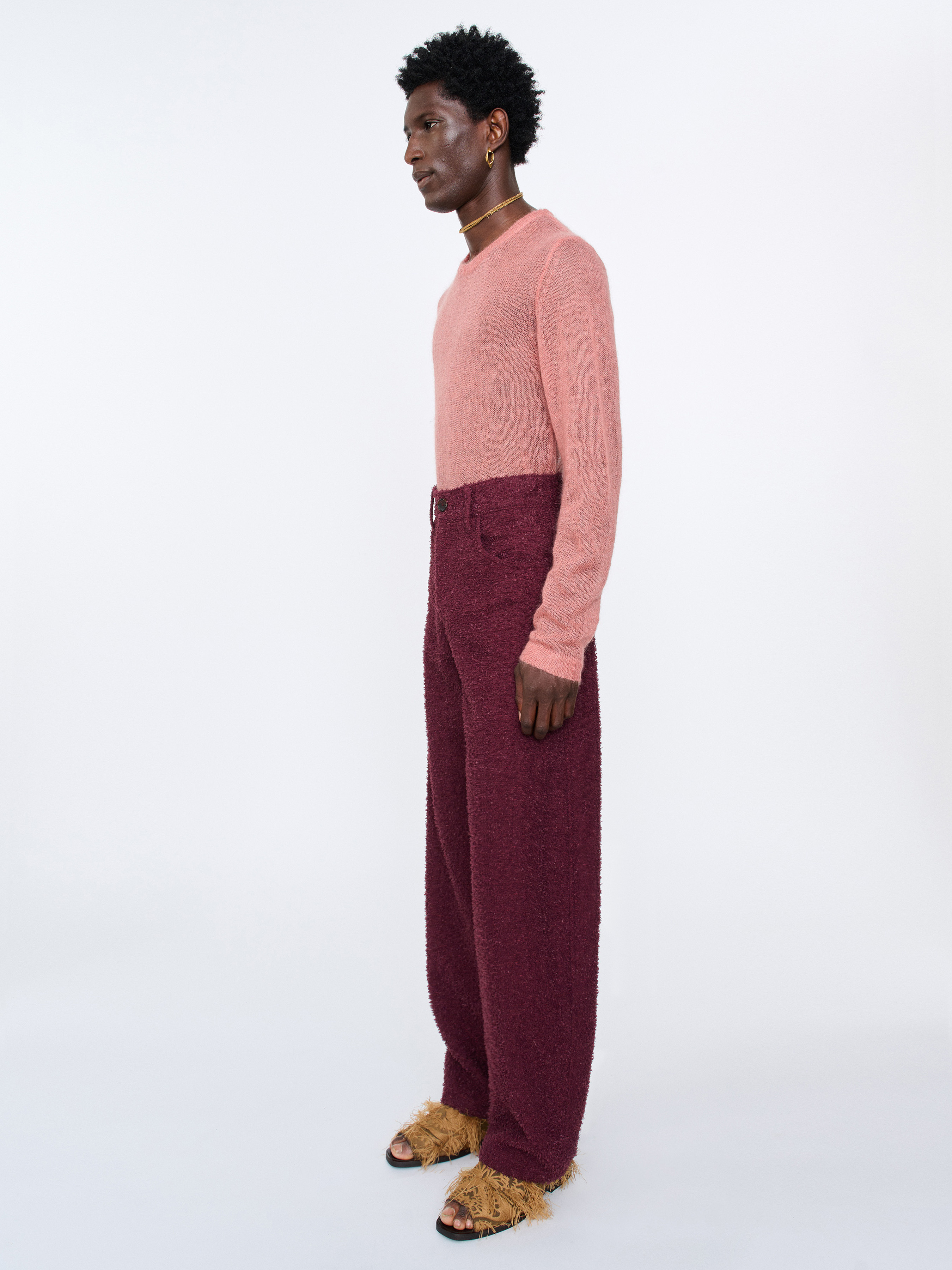 パンツ Sefr 24ss MACEO Crushed Velour Trousers Sefr-online
