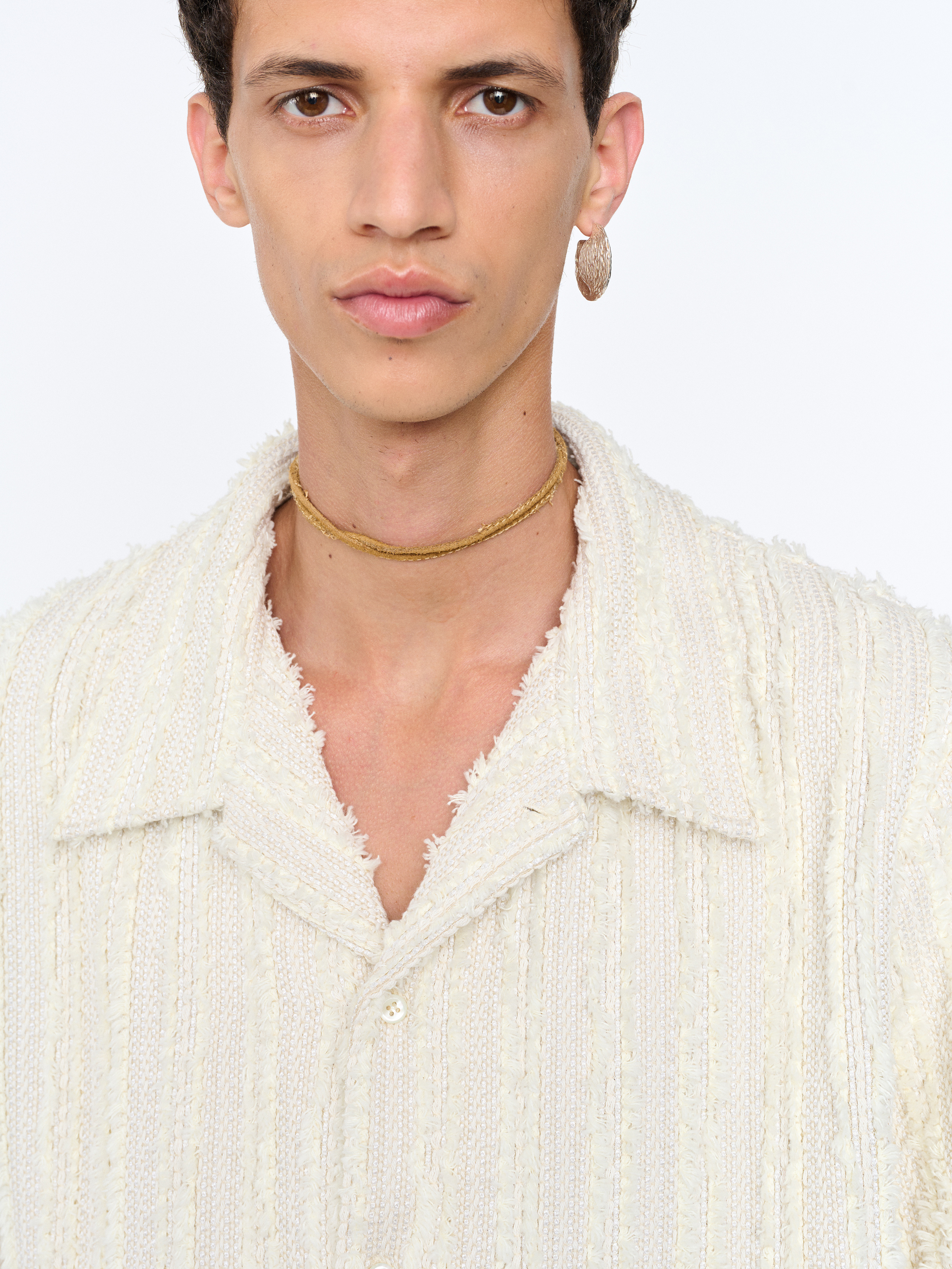 Tシャツ・カットソー Sefr SS25 'Noam' shirt (MSS25NOAMSNO SNOWDROPSTRIPE) Sefr-online