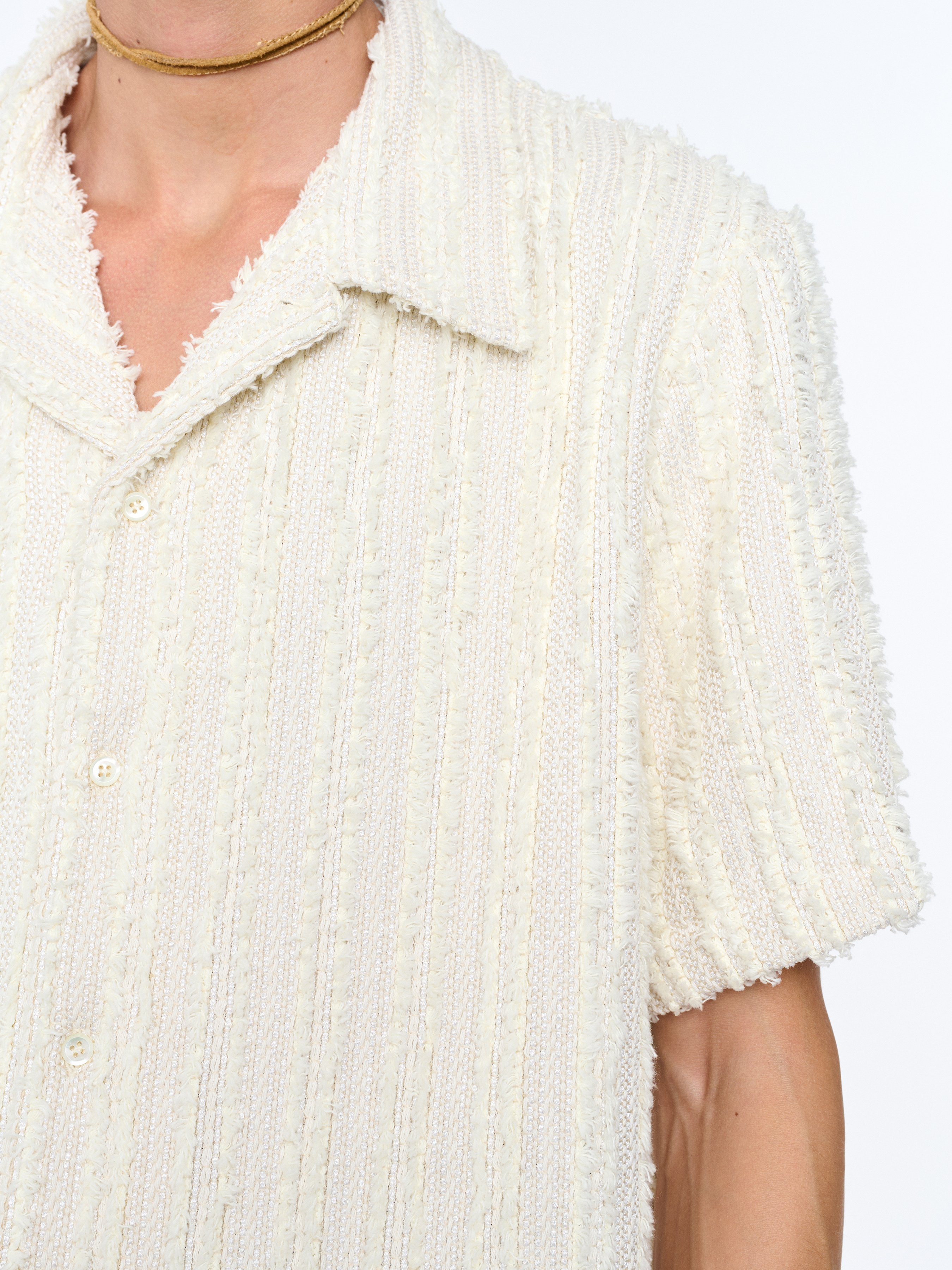 Tシャツ・カットソー Sefr SS25 'Noam' shirt (MSS25NOAMSNO SNOWDROPSTRIPE) Sefr-online