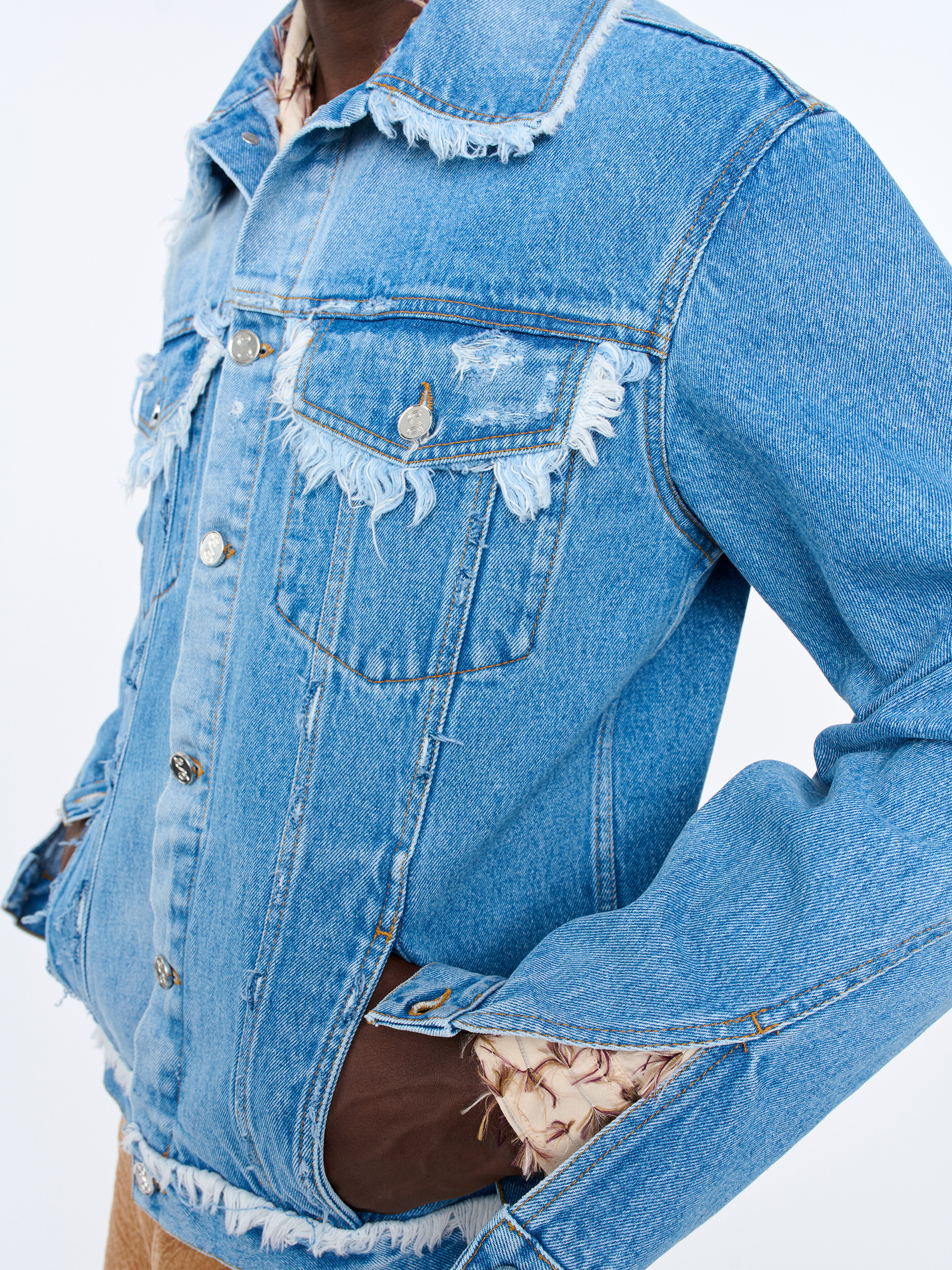 ジャケット・アウター FAUVES CARPENTER SHORT JACKET - DENIM sov0yrvvnzqnevowsgdg_900x1200.