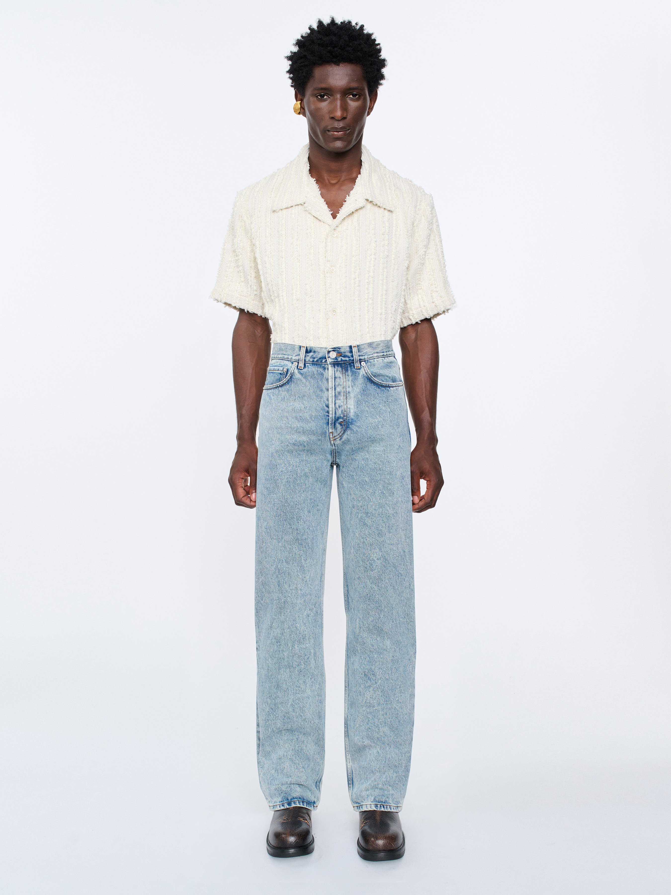 【mnem】Chef Adjust Washing Denim Sefr-online
