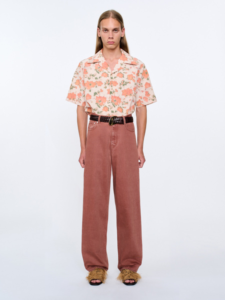 デニム・ジーパン SEFR Women Denim Pants 419257 WFW24LOOSECUT Beige Sefr-online