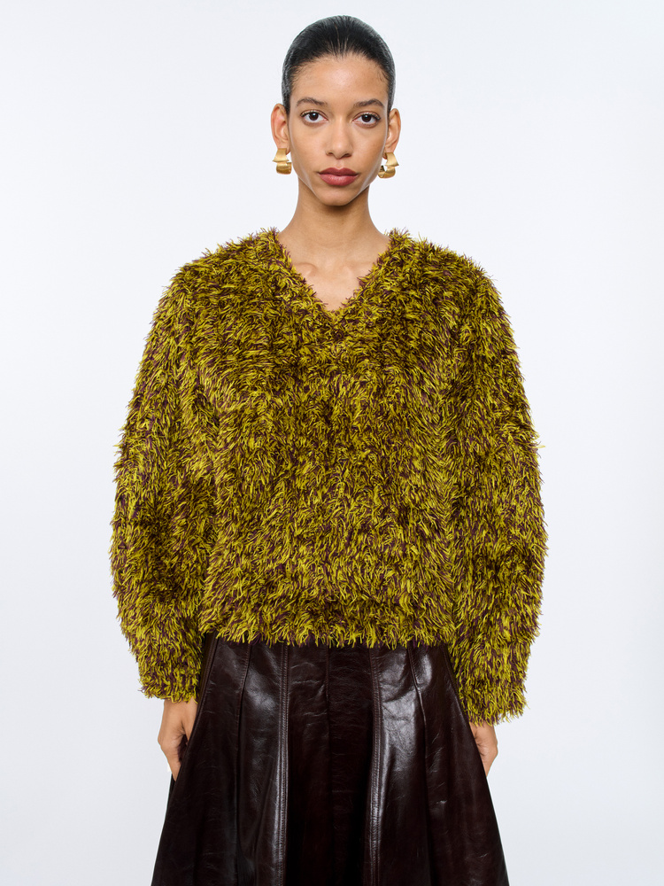 Séfr Osho brushed V-neck cardigan | Eraldo.com KR