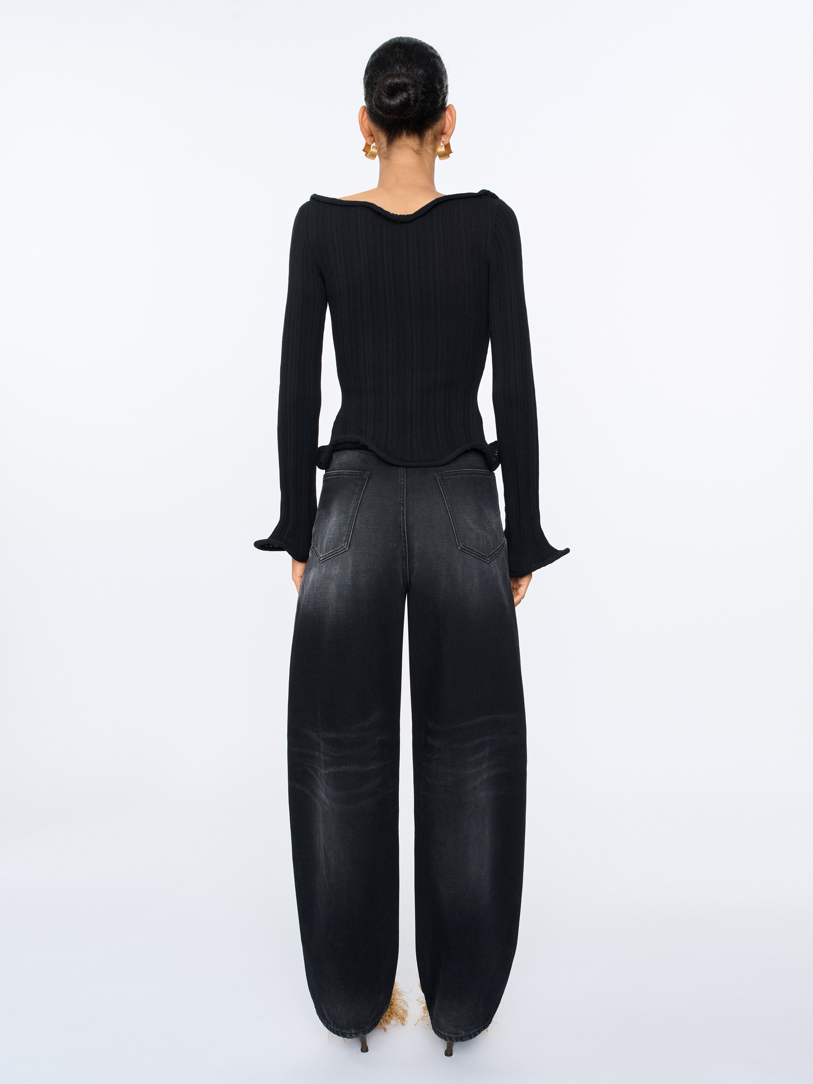Séfr BLACK sweater S Haru Sweater - Black Alpaca - Sefr-online