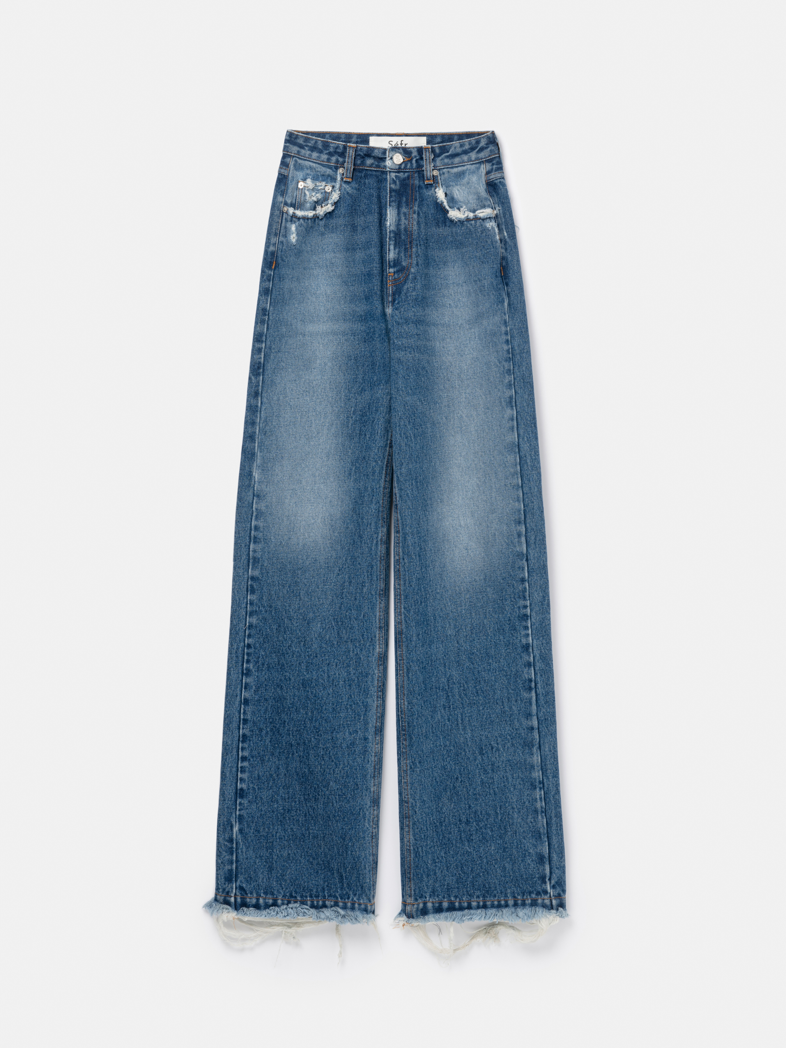 デニム・ジーパン SEFR Women Denim Pants CLARA DARBL BLUE Sefr-online
