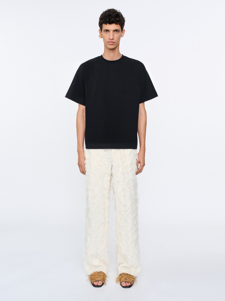 Tシャツ・カットソー Sefr 'Atelier' T-shirt (MFW24ATELIER HEAVYBLACKCOTTON) Atelier Tee - Heavy Brown Cotton - Sefr-online