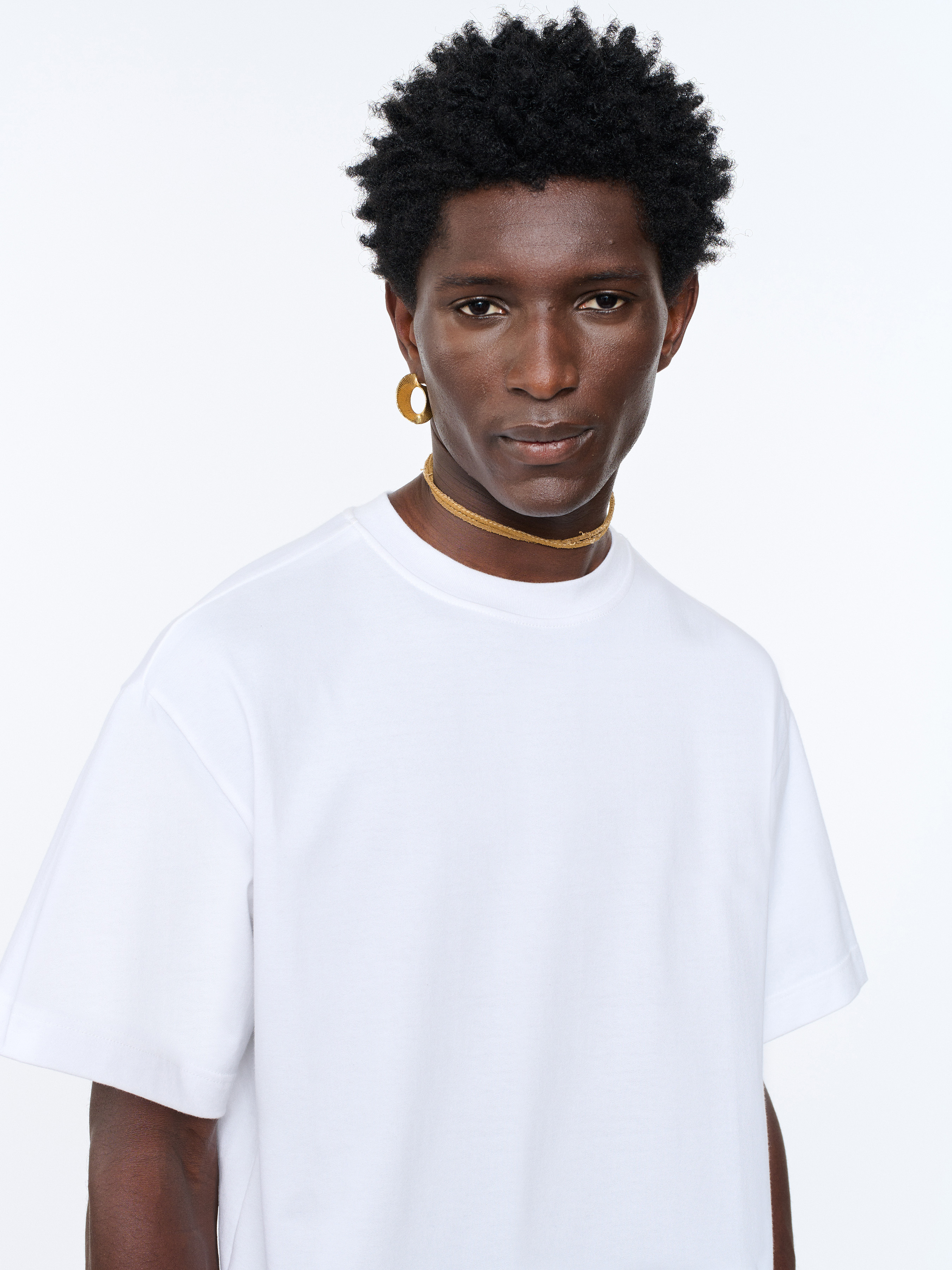 ★sefr★ Atelier Short Sleeve T-Shirt White ATELIERHEAW ATEL White short-sleeved Atelier T-shirt Sefr - men - SEFR