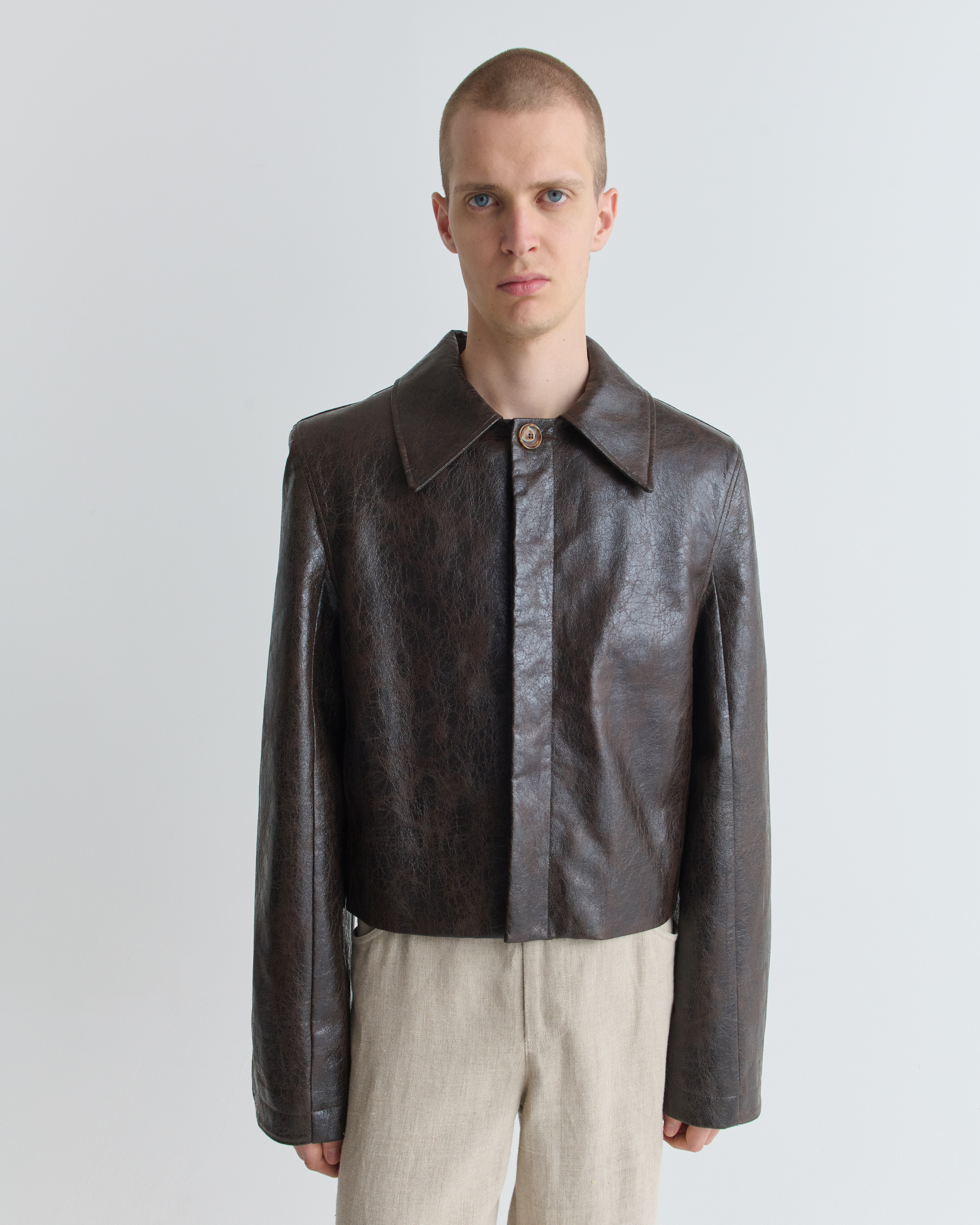 ジャケット・アウター 25aw Sefr KEANE JACKET Séfr - 【25AW】 ヴィーガン レザー キーン ジャケット / KEANE JACKET