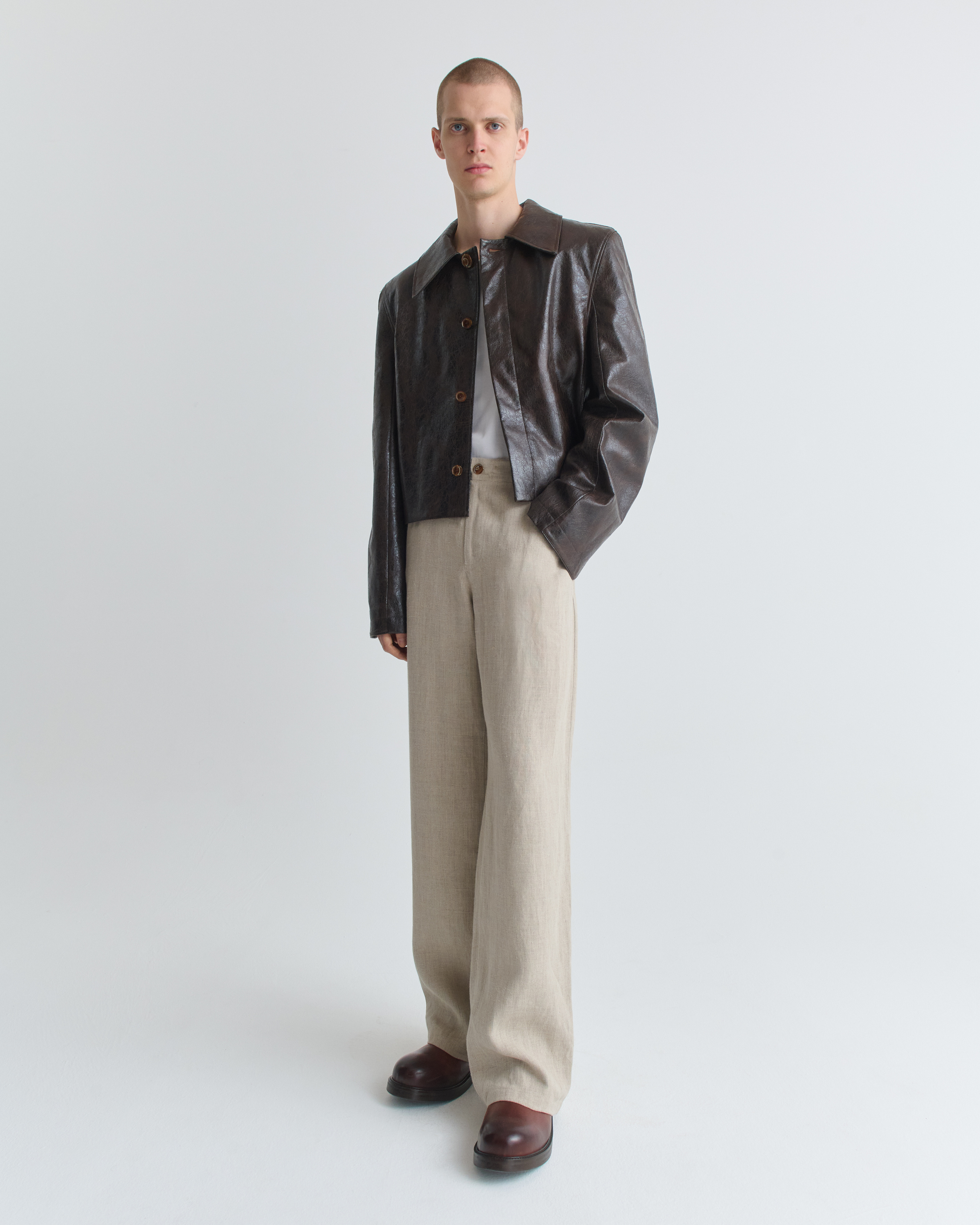 ジャケット・アウター 25aw Sefr KEANE JACKET Séfr - 【25AW】 ヴィーガン レザー キーン ジャケット / KEANE JACKET