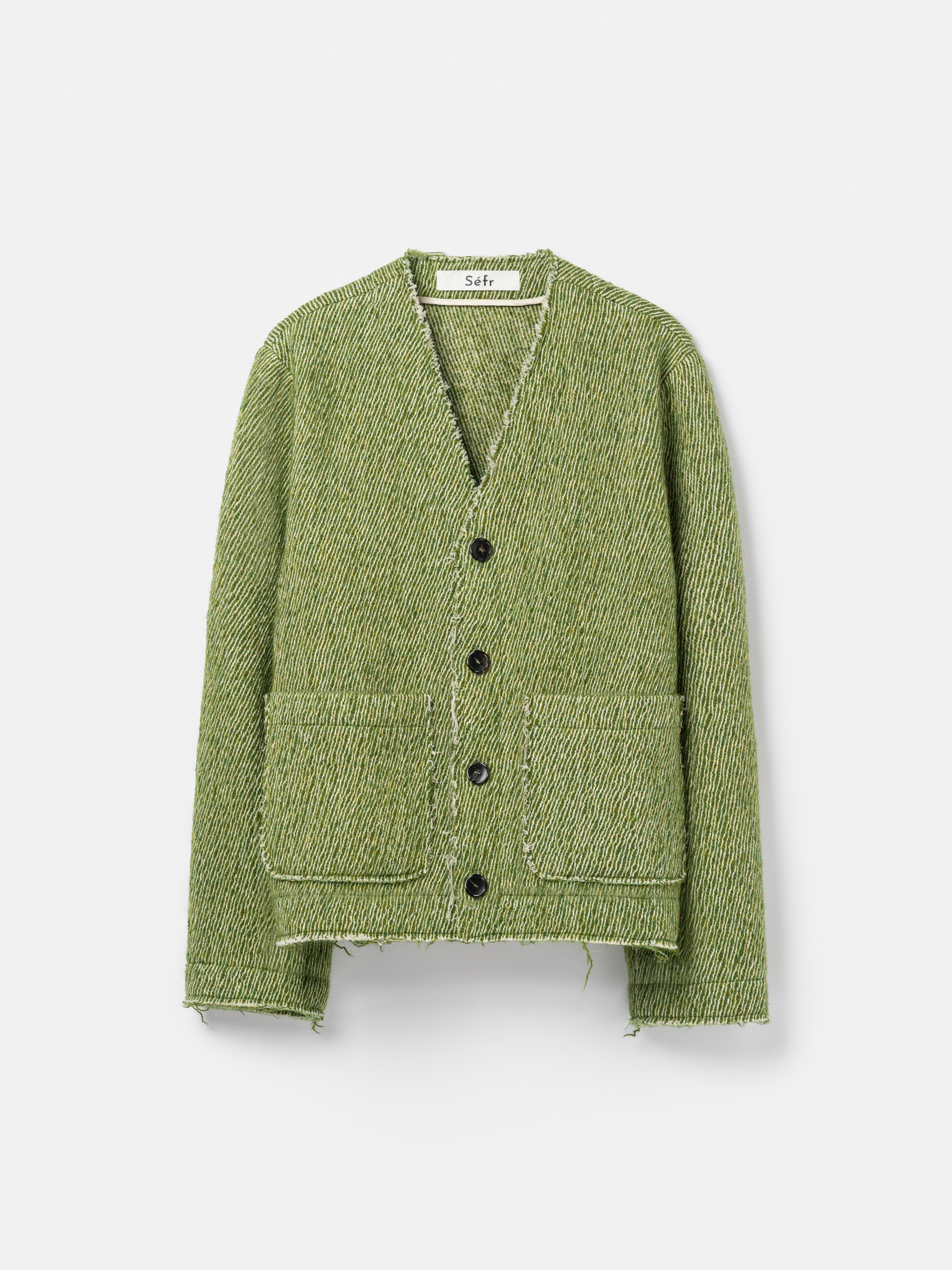 24AW Sefr ARLO CARDIGAN trendyol Male Cable Knit Button Cardigan