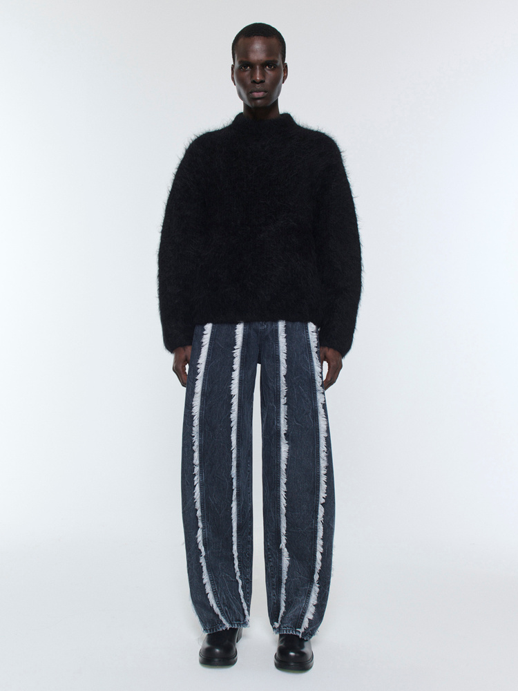 Haru Sweater - Black Alpaca | Séfr