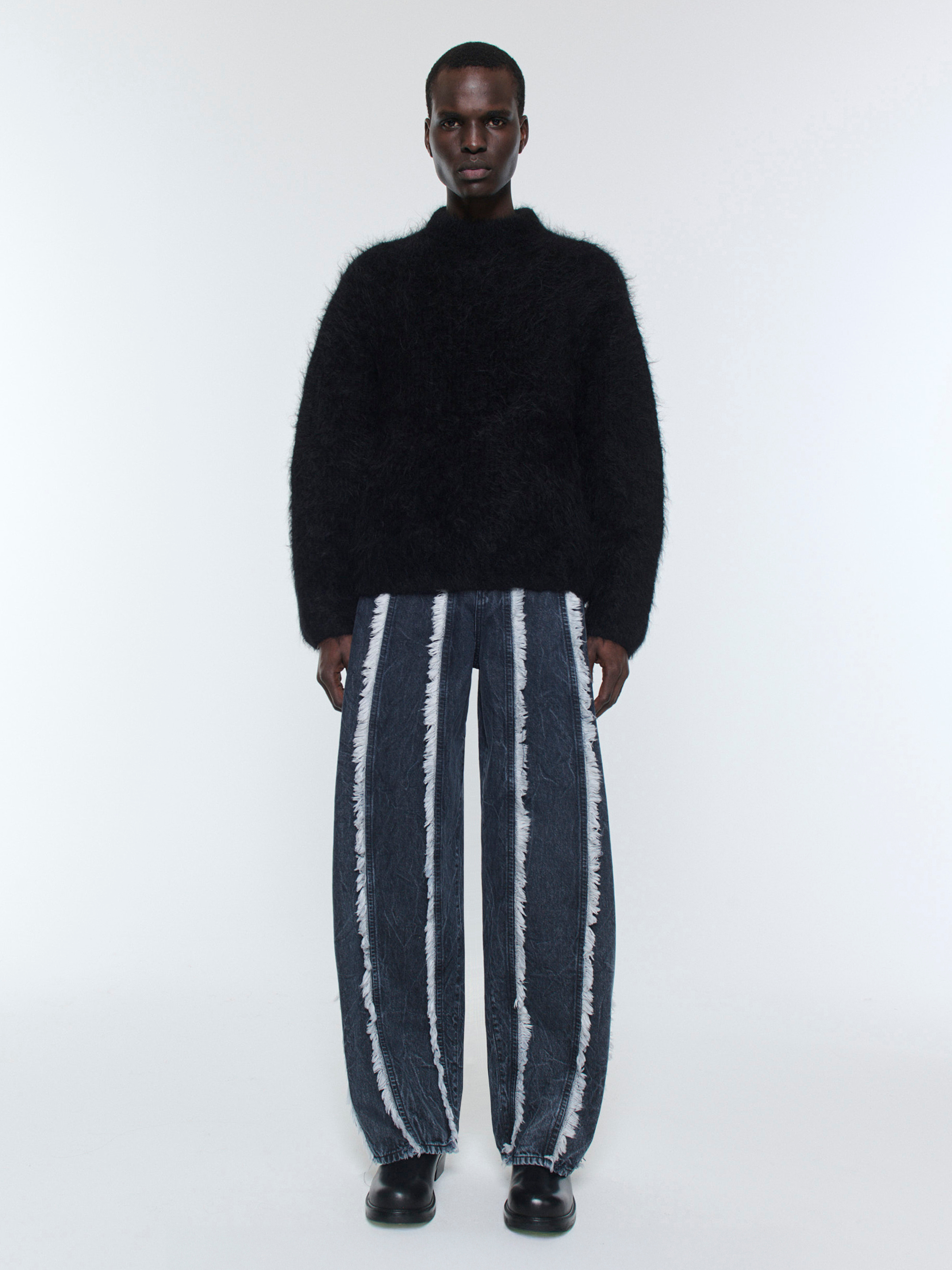 Haru Sweater - Black Alpaca | Séfr