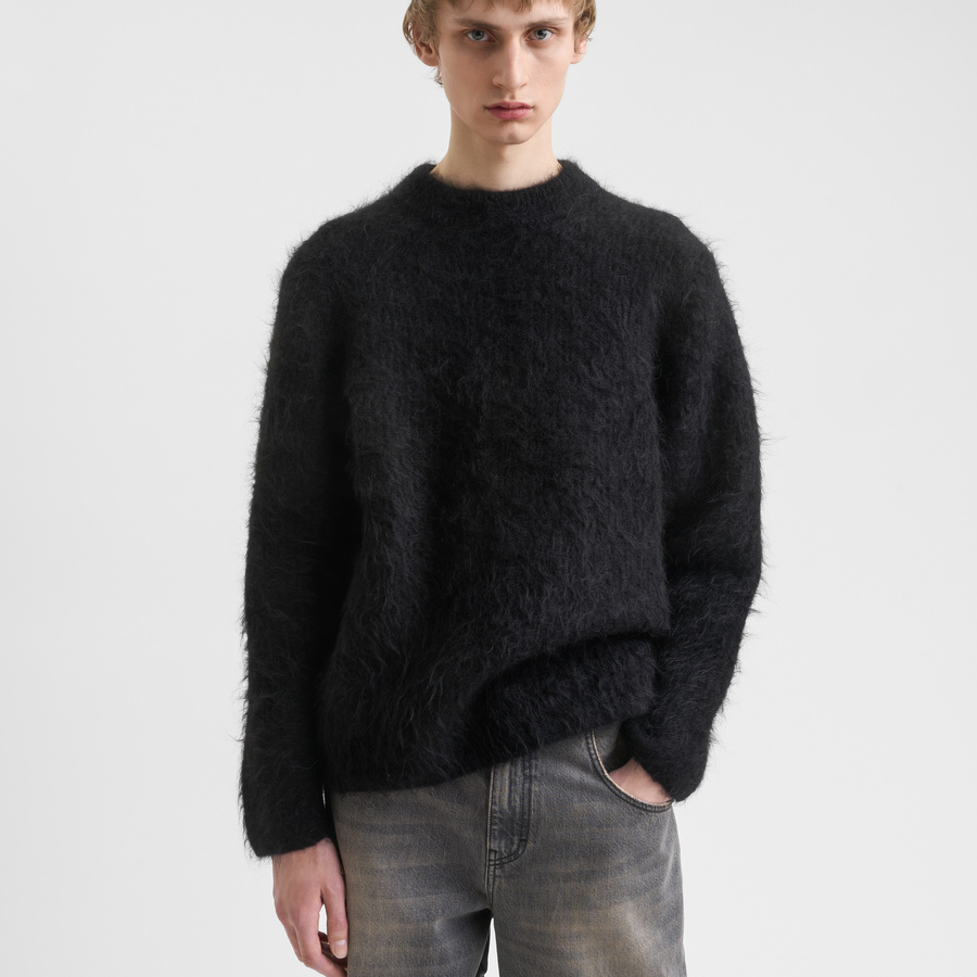 Haru Sweater - Black Alpaca | Séfr