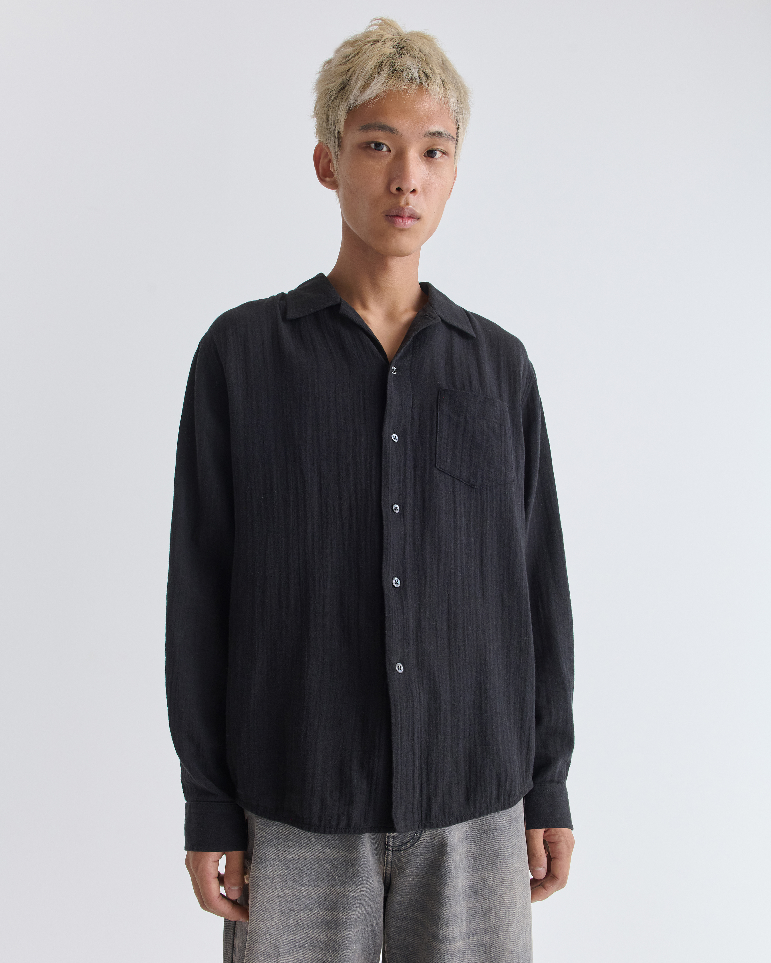Leo Shirt - Light Black | Séfr