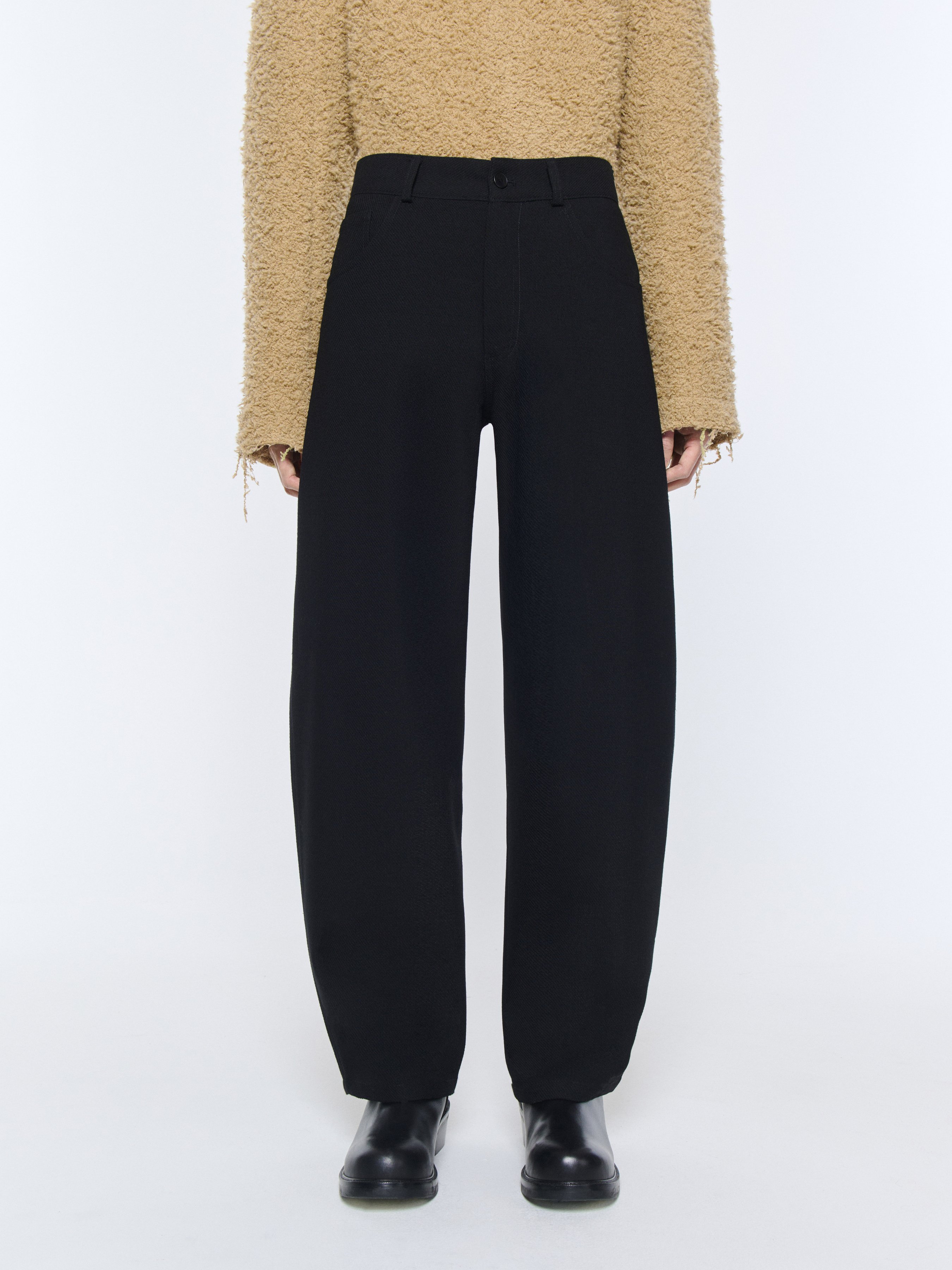 Séfr ブラック ウール スラックス S セール】Sefr(セファー) JIRO TROUSER（スラックス）｜Sefr