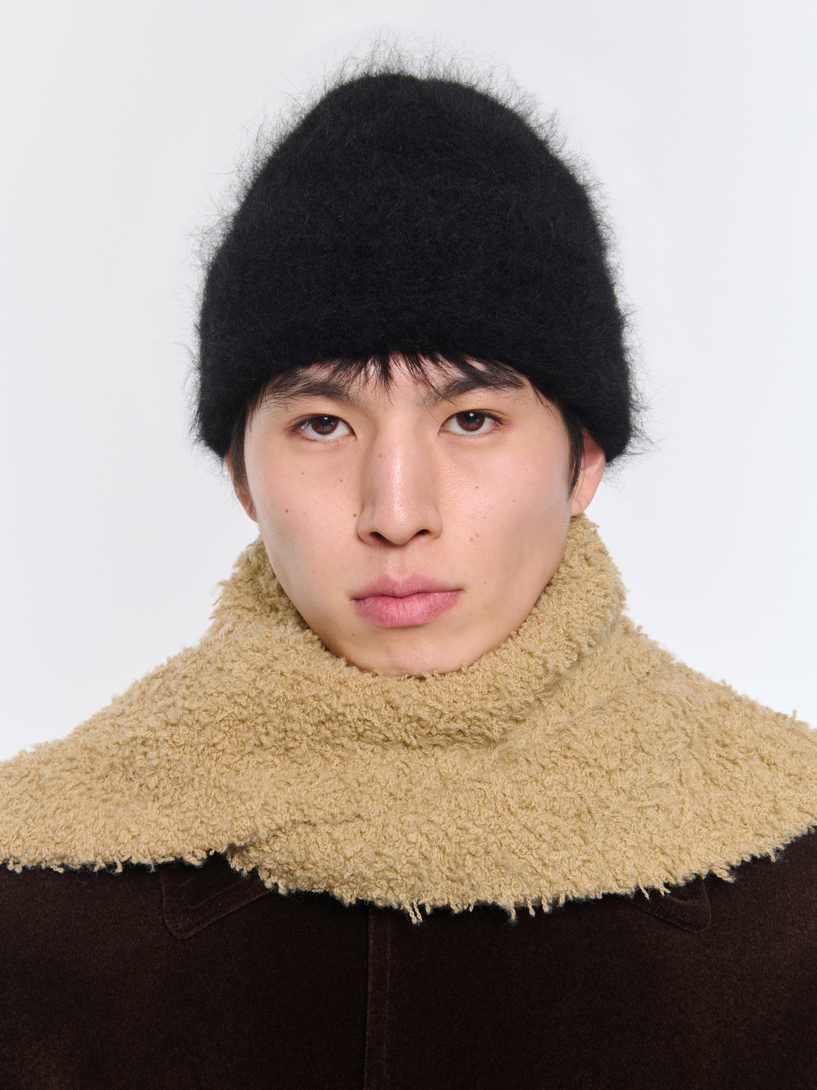 Séfr Fuzzy Beanie ブラックアルパカ Sefr-online