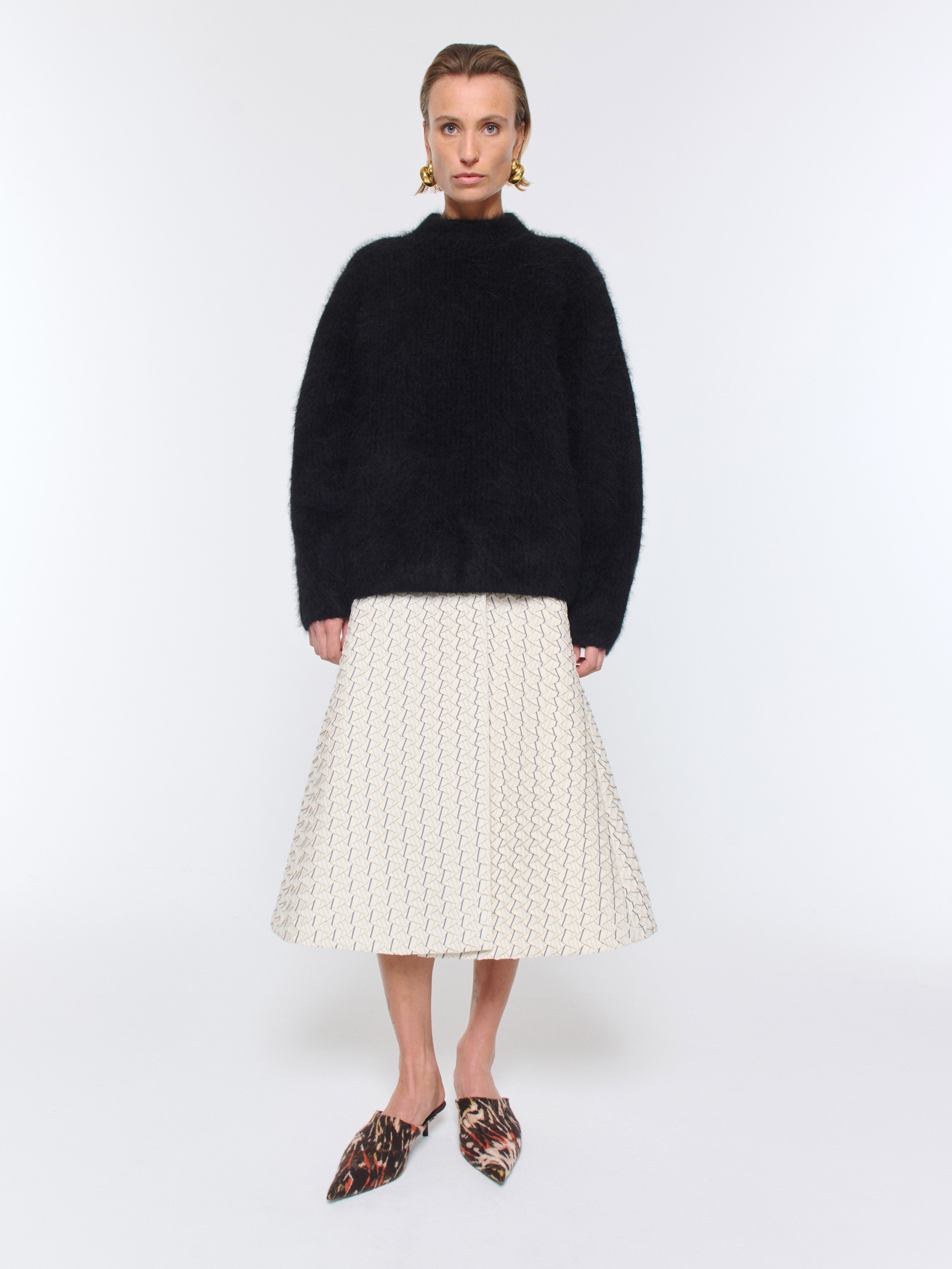 美品　Séfr sefr Haru ブラウン ニット　セーター Haru Sweater - Chocolate Brown Alpaca - Sefr-online