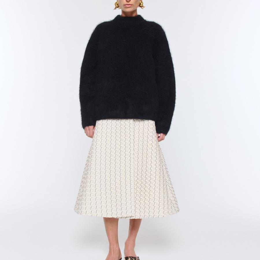 Séfr Haru Sweater Mサイズ Haru Sweater - Chocolate Brown Alpaca | Séfr