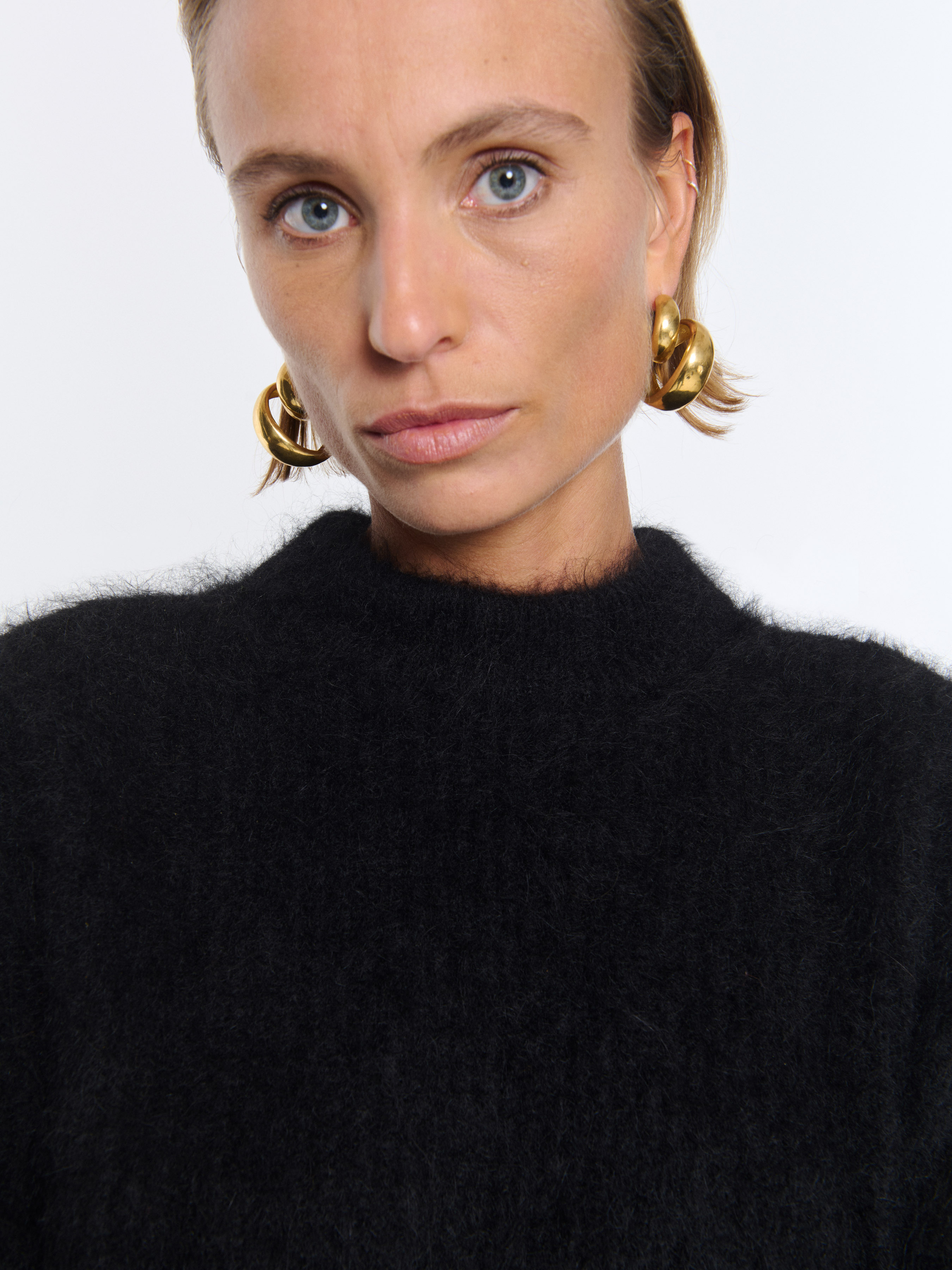Haru Sweater - Black Alpaca - Sefr-online