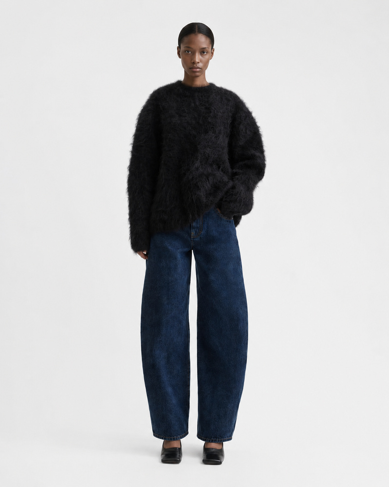 Haru Sweater - Black Alpaca | Séfr