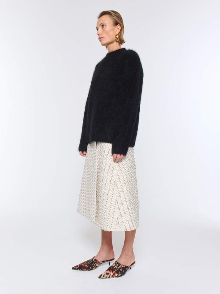 Haru Sweater - Chocolate Brown Alpaca - Sefr-online
