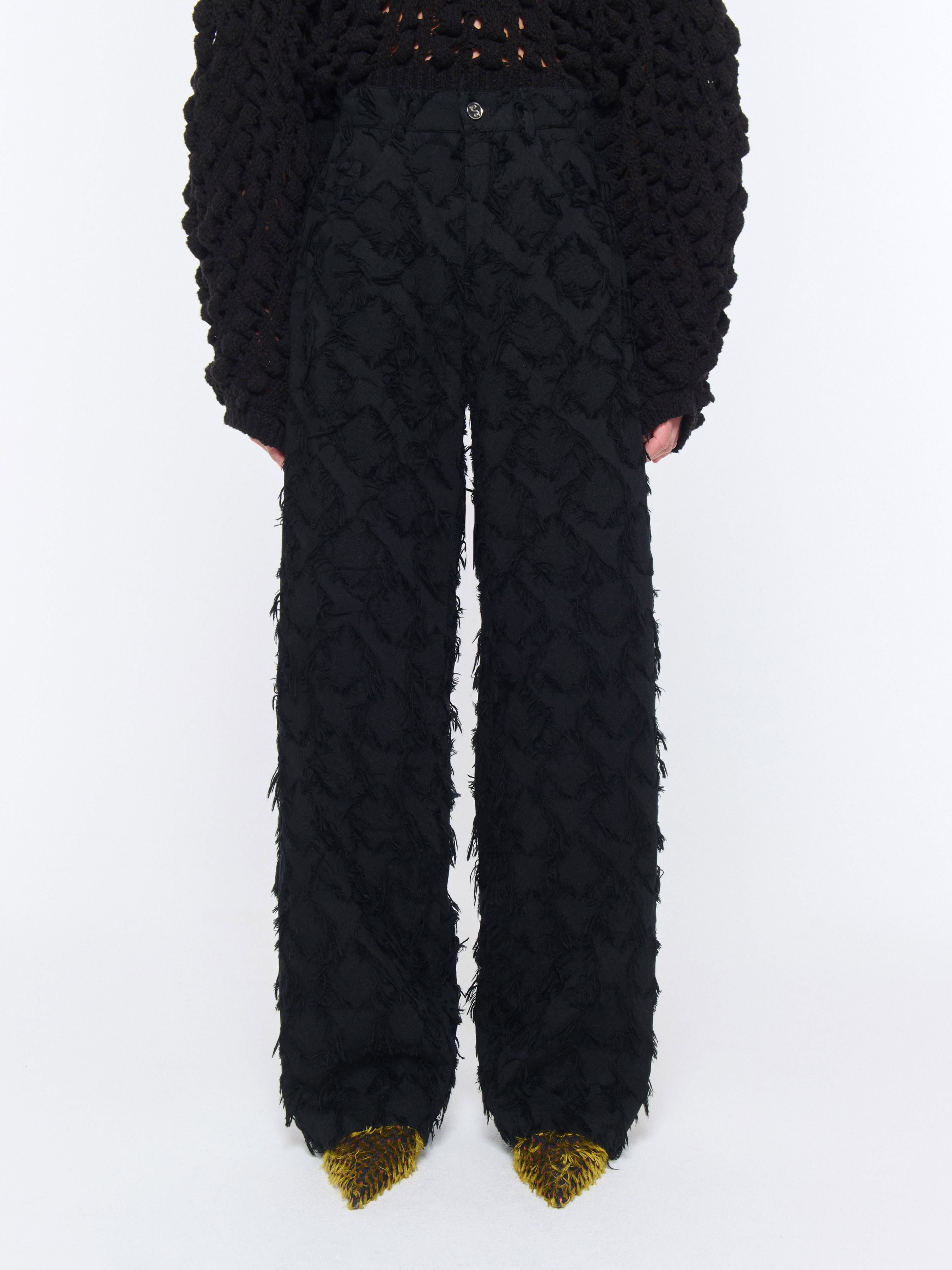 パンツ Sefr Black Straight Cut Jeans 30 Loose Cut Jeans - Rinsed Black | Séfr