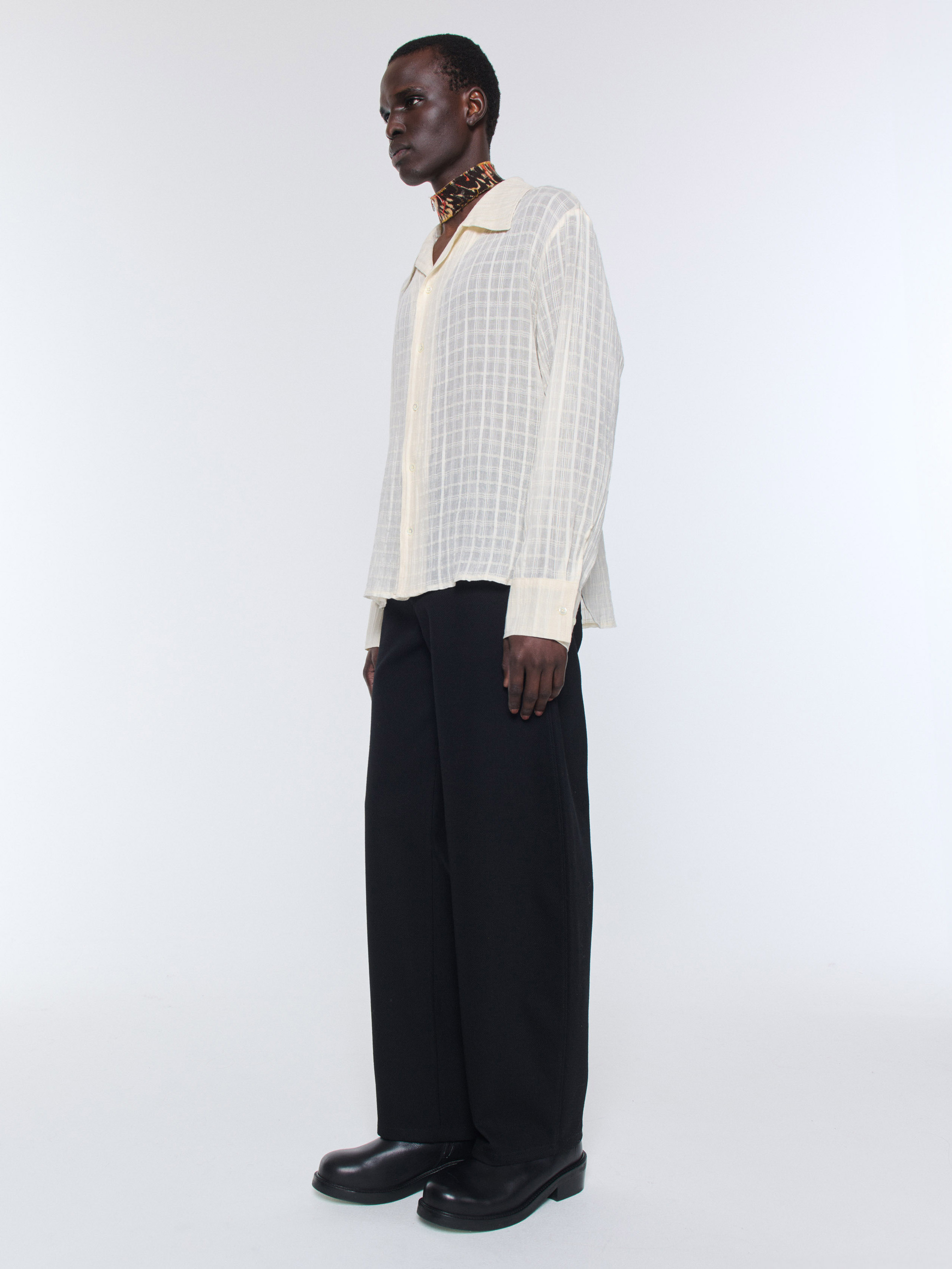 Tシャツ・カットソー Sefr SS25 'Ignacio' shirt (MSS25IGNACIO CLOUDWHITECHECK) Sefr-online
