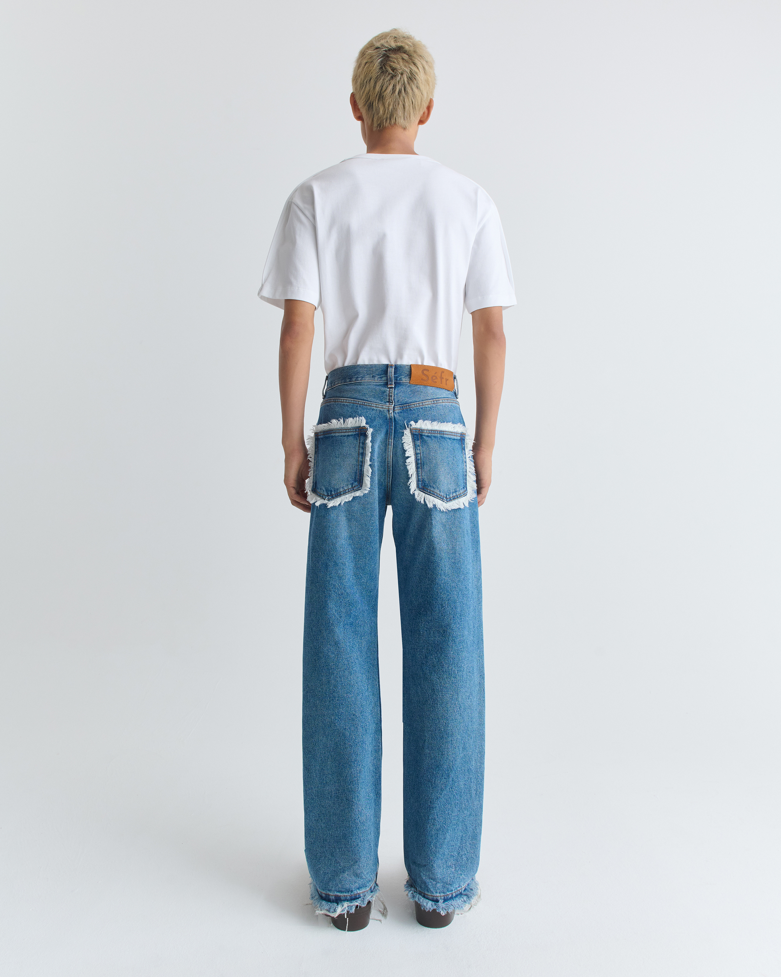 Frayed Cut Jeans | Séfr
