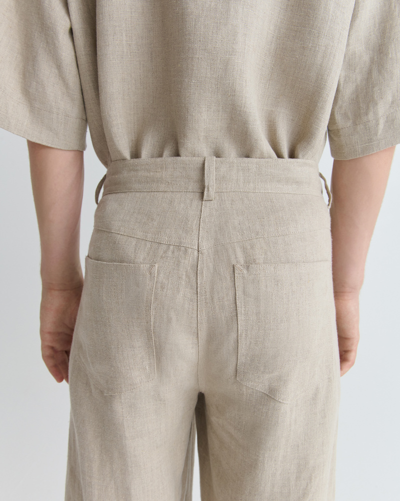 Sefr セファ Arno Trouser リネンワイドパンツ XS Arno Trouser | Séfr