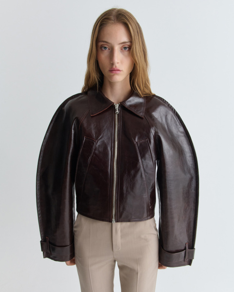 Talia Leather Jacket | Séfr