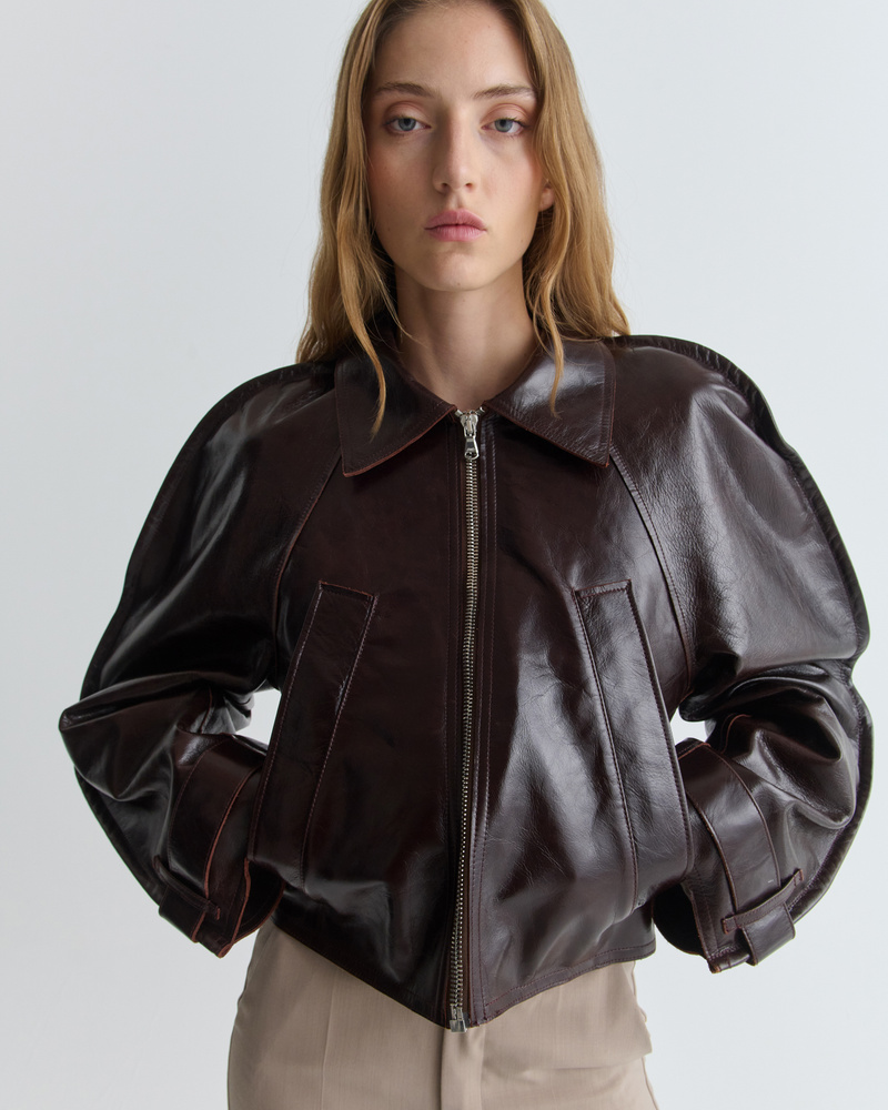 Talia Leather Jacket | Séfr