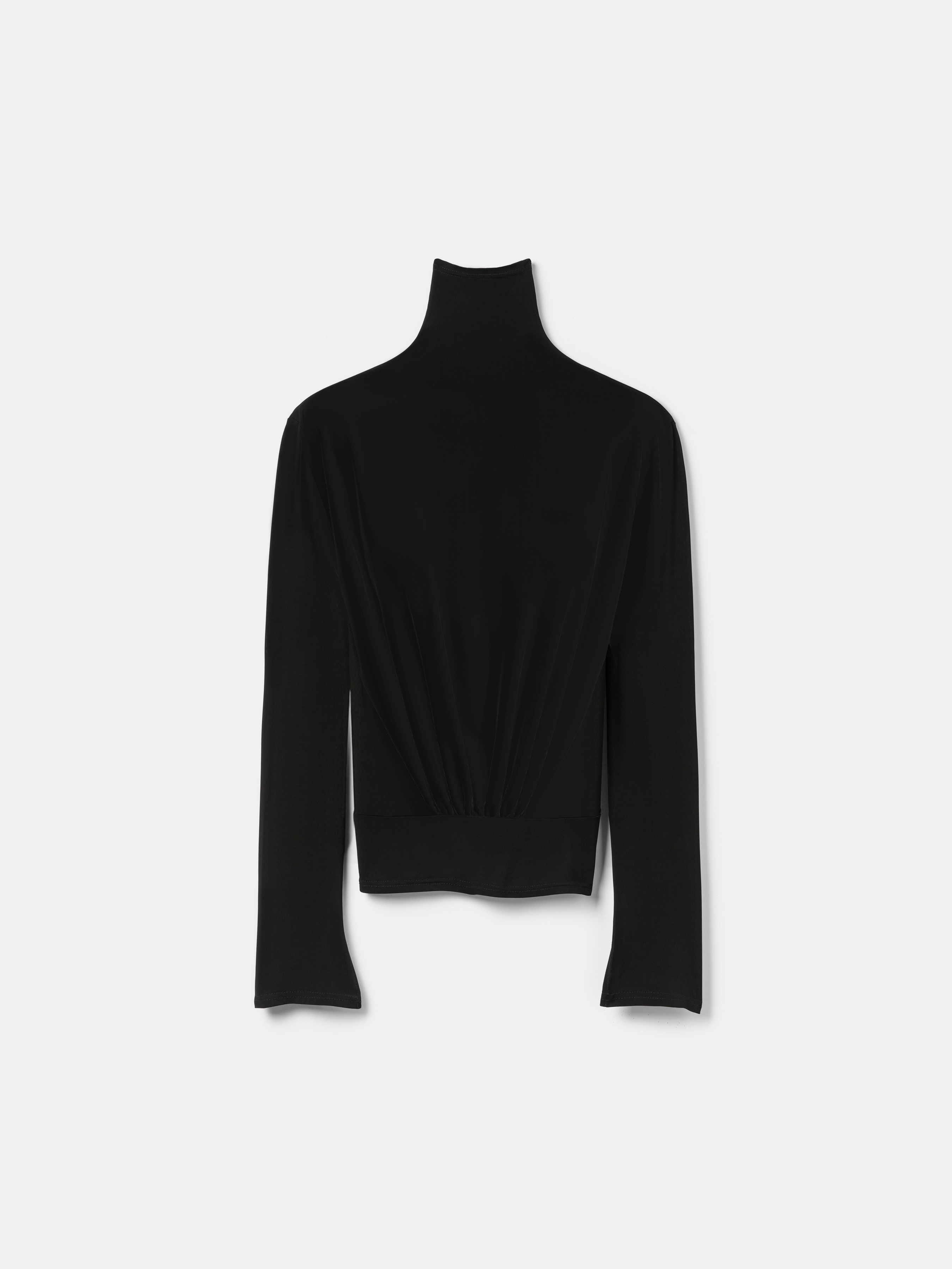 Draped Turtleneck Top | Séfr
