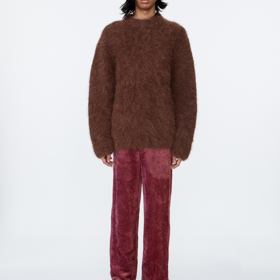 Haru Sweater - Chocolate Brown Alpaca | Séfr