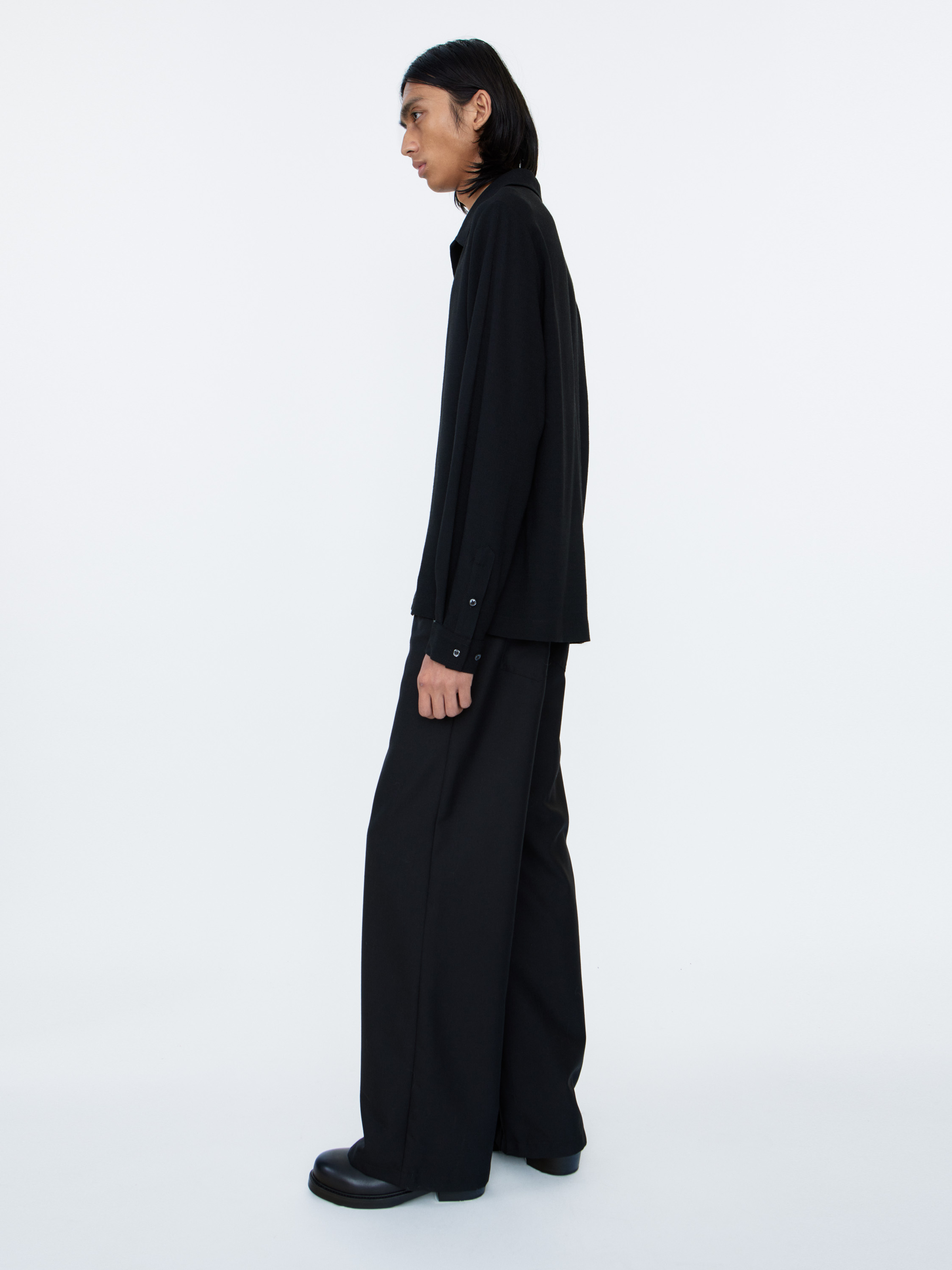 Sense Shirt - Black Crepe - Sefr-online