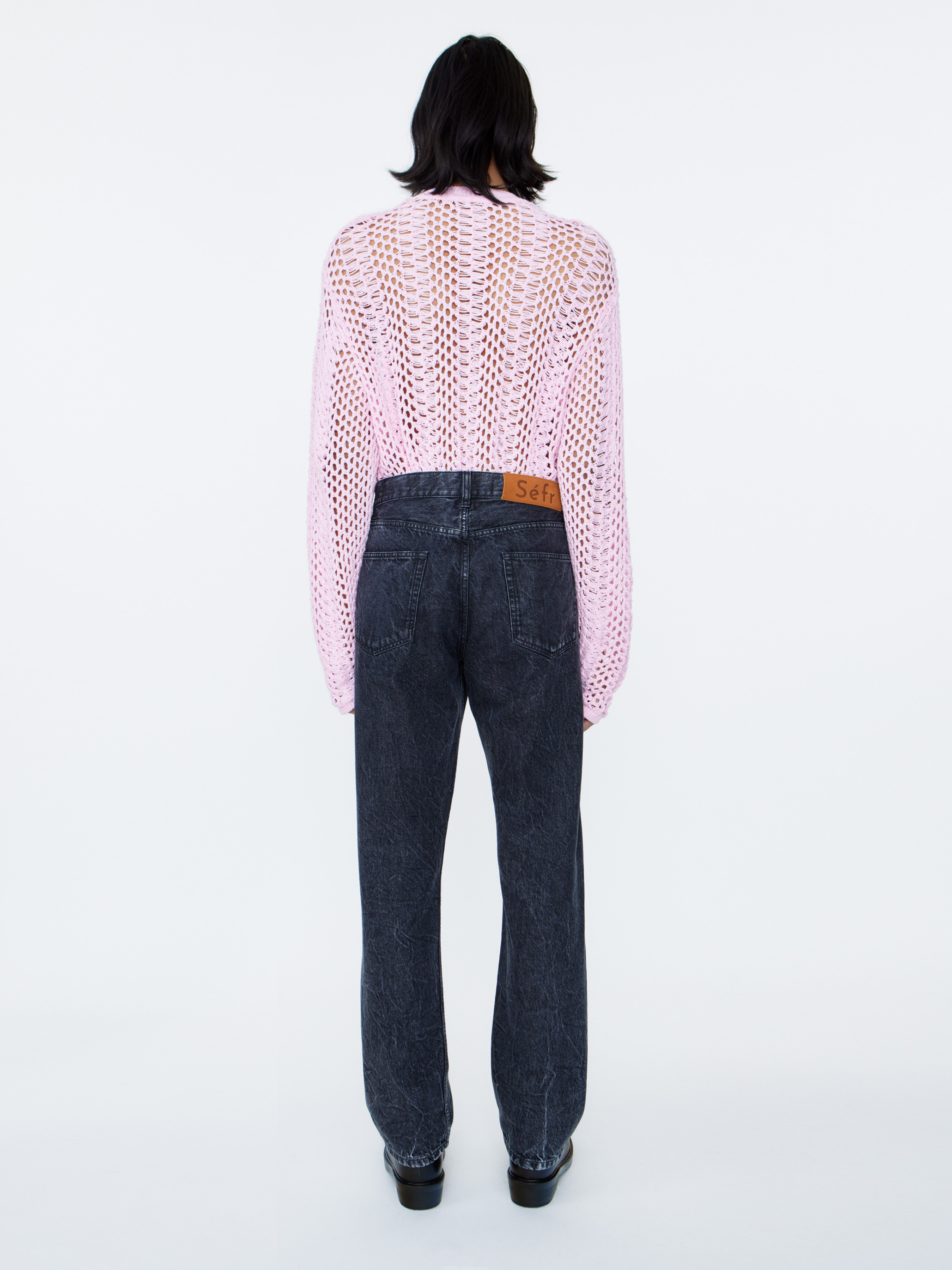 Classic Cut Jeans - Black Marble - Sefr-online 